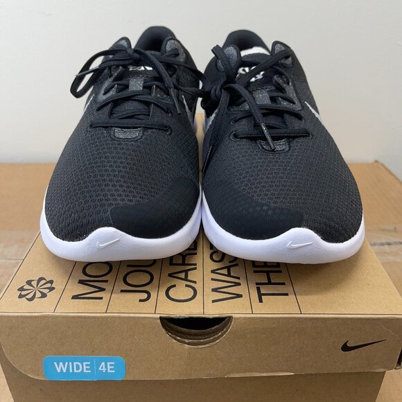 MEN’S NIKE FLEX EXPERIENCE RN 11 NN 4E (DH5753 001) RUNNING SHOES BLACK WIDE - Picture 3 of 6